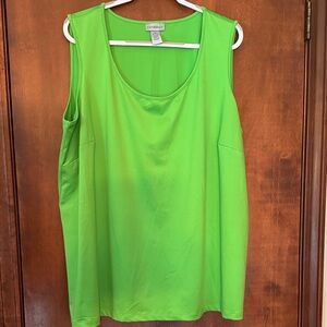 Catherines Lime Green Tank Top